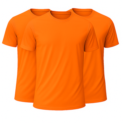 Heavy Cotton Multi-Pack Safety Green & Safety Orange Short Sleeve T-Shirt
